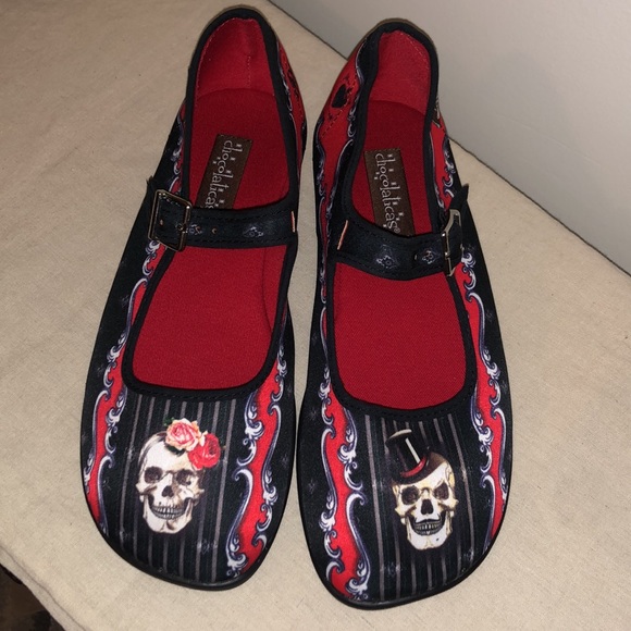 Size 37 Chocolaticas Amor Eterno Mr Mrs Skull - Picture 1 of 12